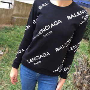 Black Women Balenciaga Sweatshirt L size